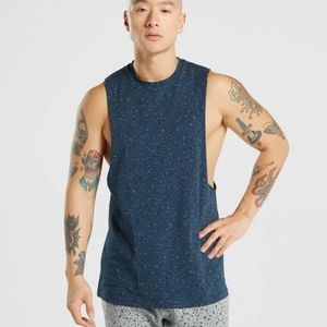 Gymshark micro print drop arm tank MEDIUM